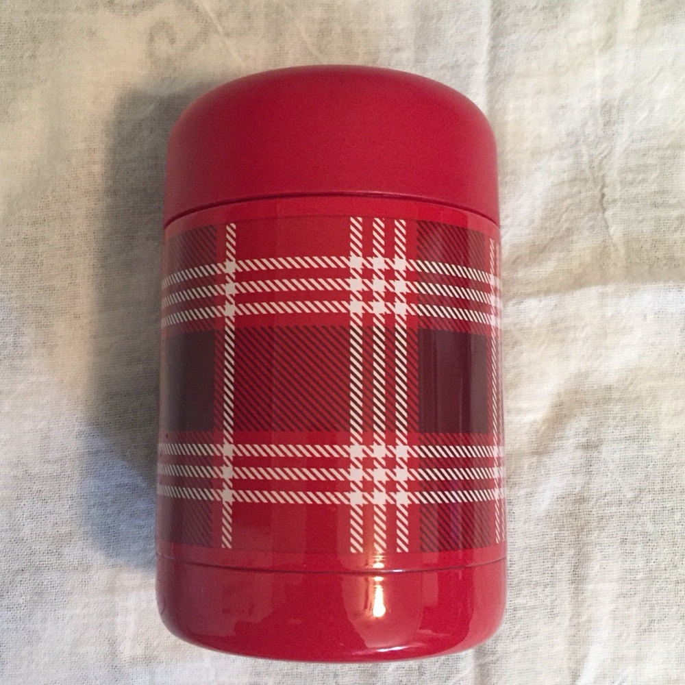 Martha Stewart Vintage Look Plaid Thermos